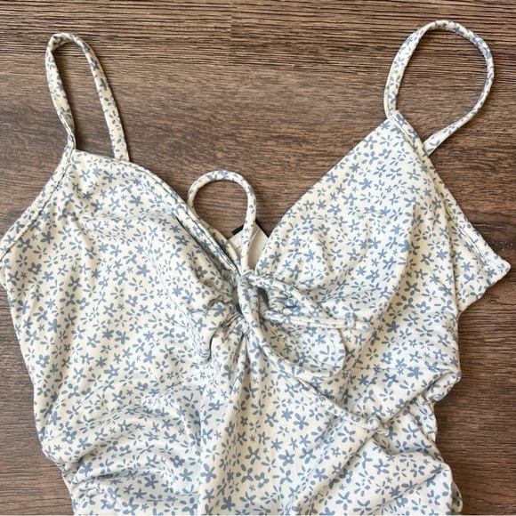 Windsor Floral Ruched Mini Dress - Picture 3 of 4